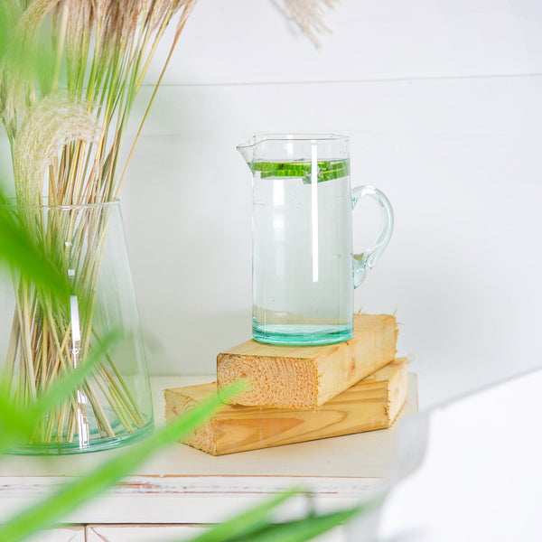 Nicola Spring 1L Jebel Recycled Glass Jug
