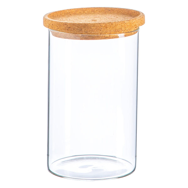 nicola spring 1L Scandi Storage Jar with Cork Lid