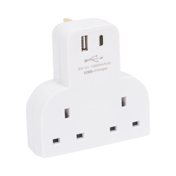 nicola spring 2-Way Type C/USB Power Strip