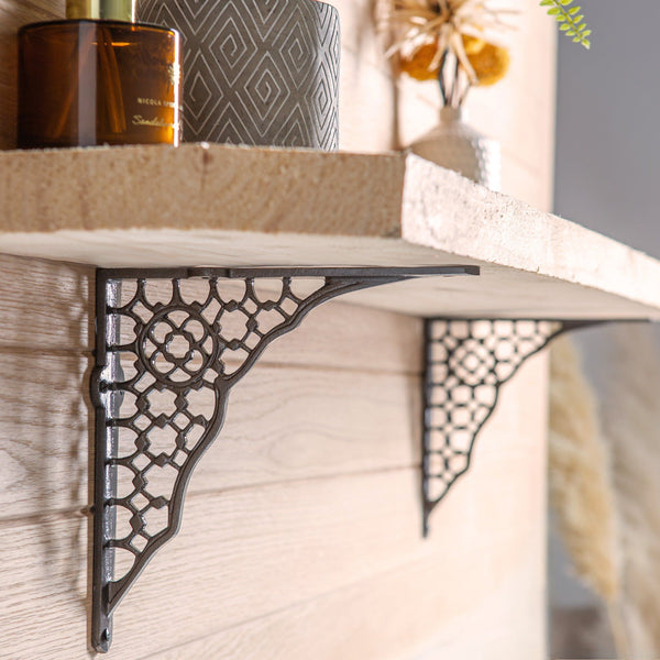 Nicola Spring 205mm Honeycomb Iron Shelf Bracket
