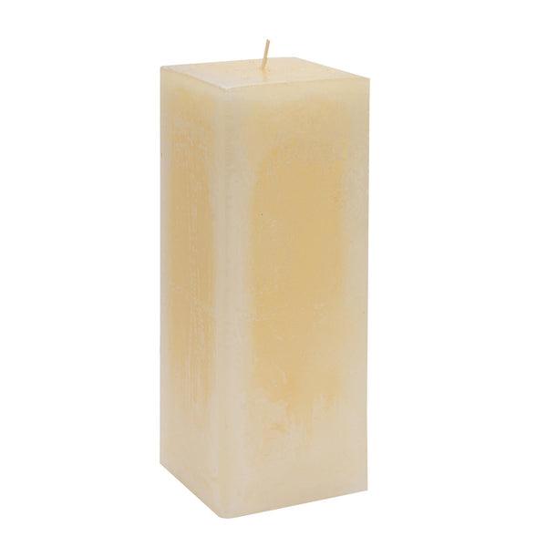 nicola spring 20cm Vanilla Square Pillar Candle