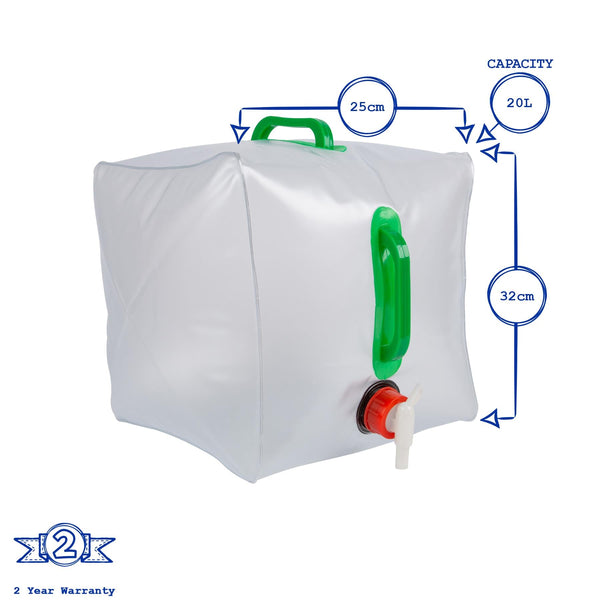 Nicola Spring 20L Collapsible Water Carrier