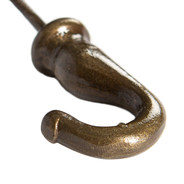 Nicola Spring 20mm X 35mm Brass Screw Hook