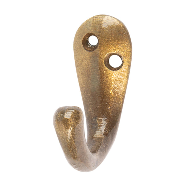 nicola spring 20mm x 45mm Brass Single Robe Hook