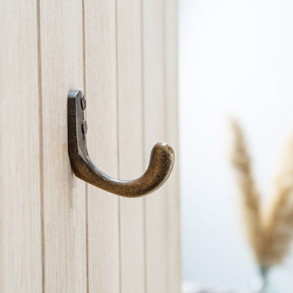 Nicola Spring 20mm X 55mm Raw Single Coat Hook