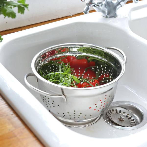 Nicola Spring 21.5cm Stainless Steel Colander