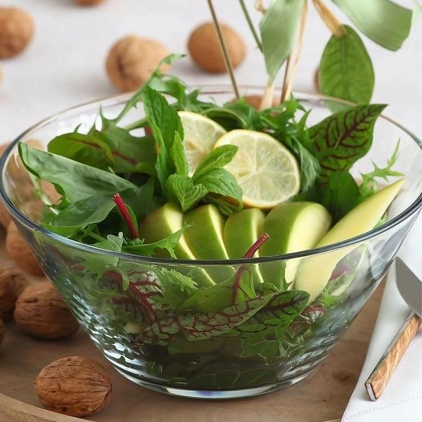 Nicola Spring 22.5cm Vega Glass Serving Bowl