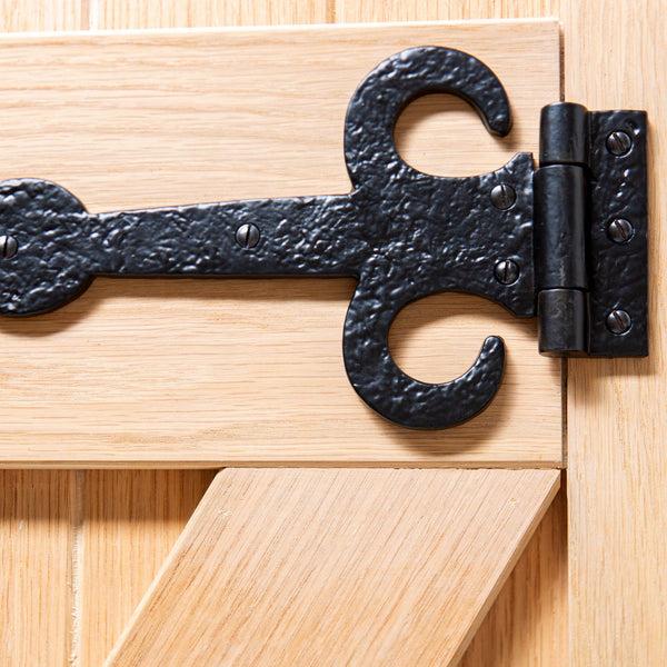 Nicola Spring 230mm Black Arrowhead T-Hinge