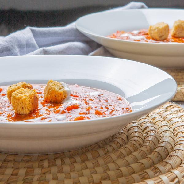 Nicola Spring 23cm White Soup Bowls - Pack Of Six