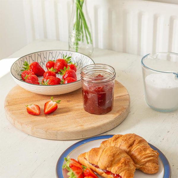 Nicola Spring 250ml Glass Jam Jars - Pack Of 6