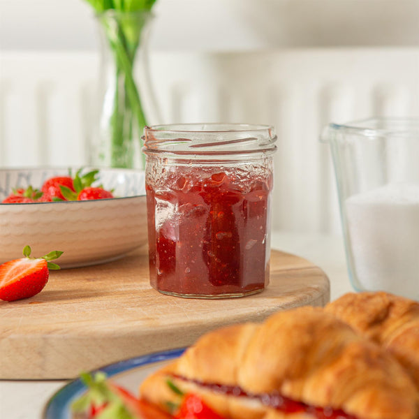 Nicola Spring 250ml Glass Jam Jars - Pack Of 6