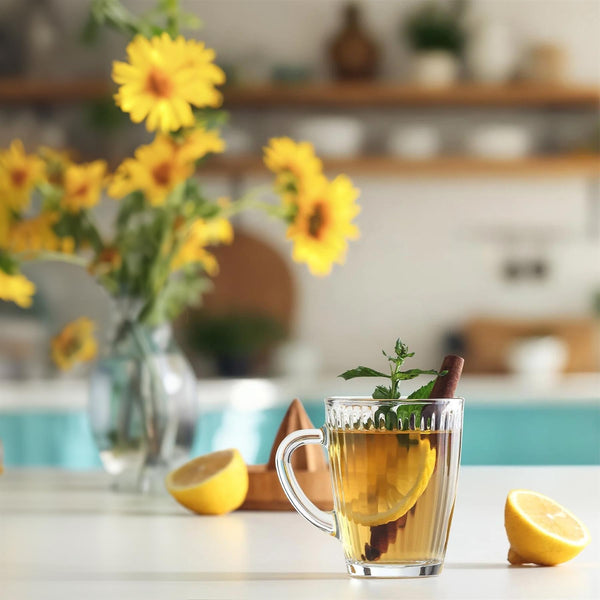 Nicola Spring 250ml Hestia Glass Mugs - Pack Of 6