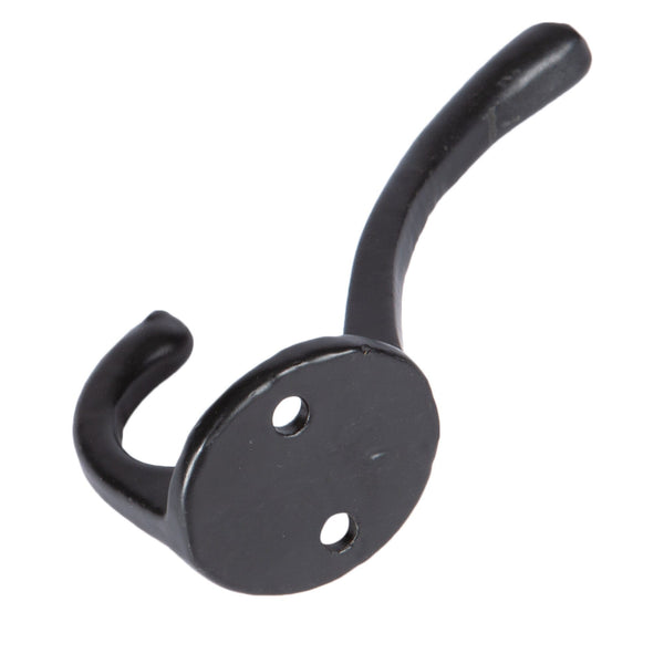 Nicola Spring 25mm X 80mm Black Hat & Coat Hook