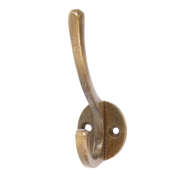 nicola spring 25mm x 80mm Brass Hat & Coat Hook