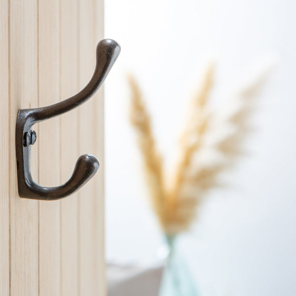 Nicola Spring 25mm X 80mm Raw Narrow Hat & Coat Hook