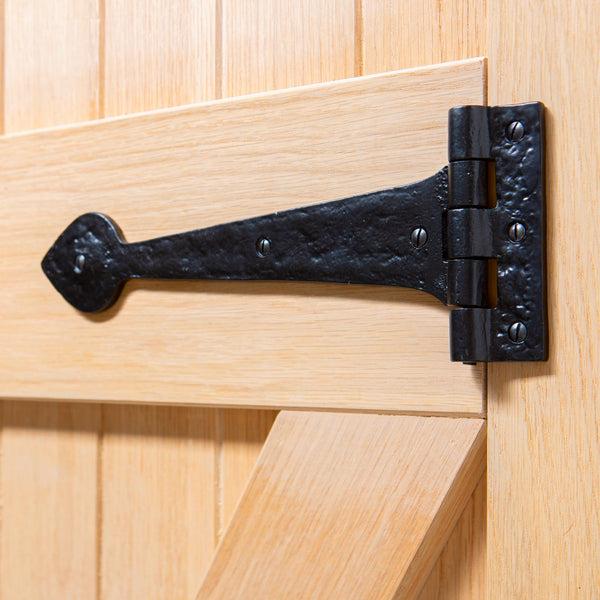 Nicola Spring 290mm Black Traditional T-Hinge