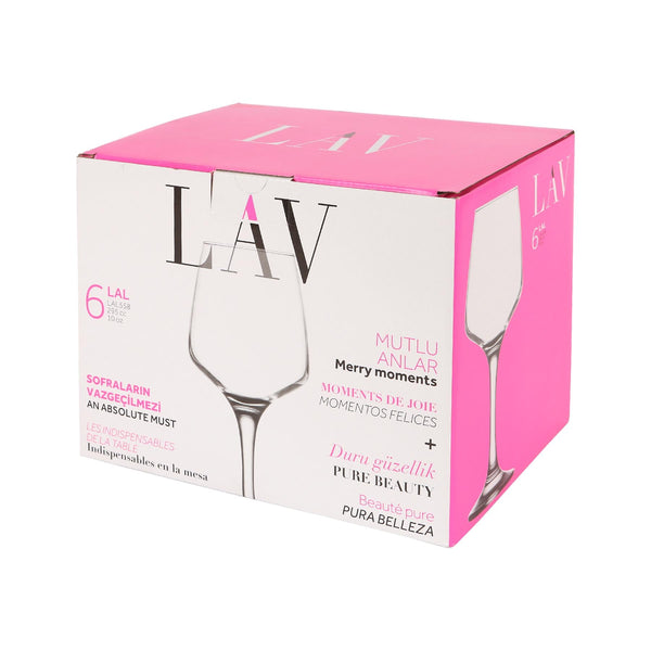 Nicola Spring 295ml Lal Wine Glasses - Pack Of Six