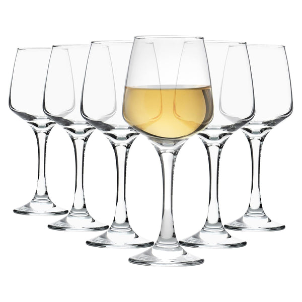 nicola spring 295ml Lal Wine Glasses - Pack of Six