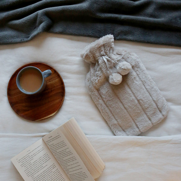 Nicola Spring 2L Hot Water Bottle With Cosy Cover