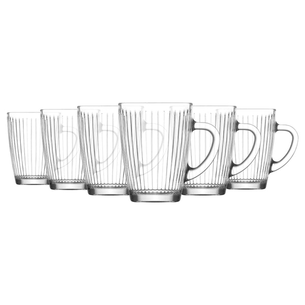 nicola spring 300ml Hestia Glass Mugs - Pack of 6