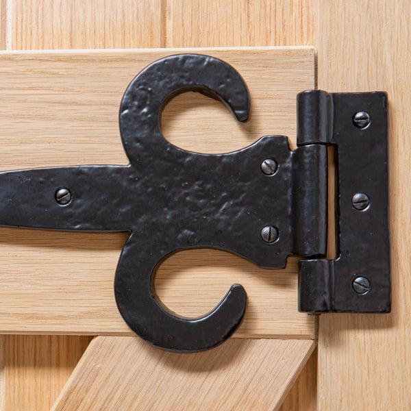 Nicola Spring 300mm Black Arrowhead T-Hinge