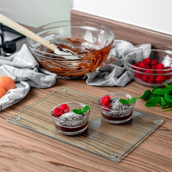 Nicola Spring 30cm X 20cm Glass Chopping Board