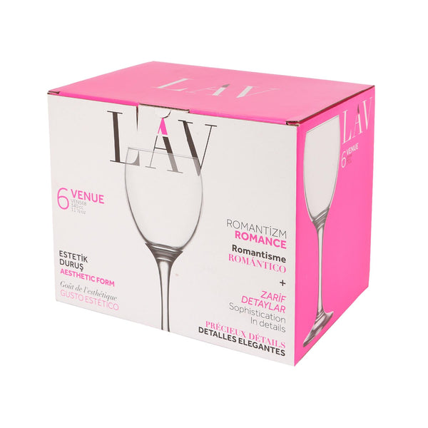Nicola Spring 340ml Venue Wine Glasses - Pack Of Six