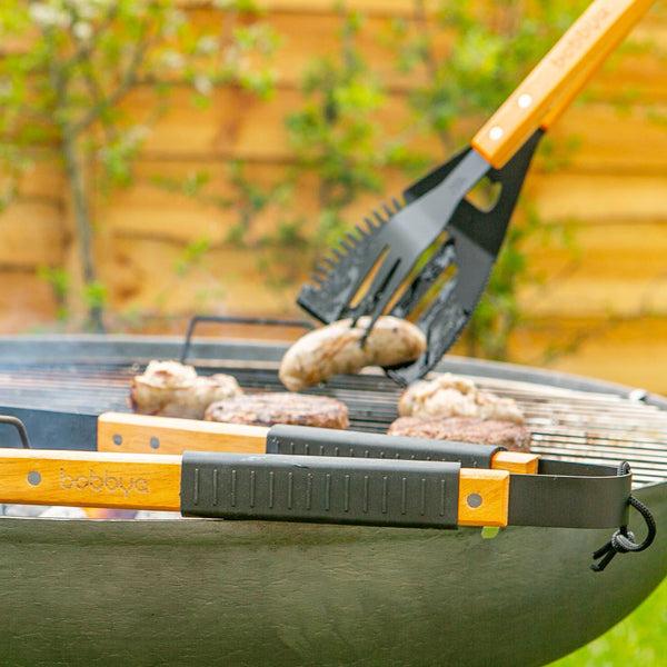 Nicola Spring 3pc Wooden BBQ Tools Set