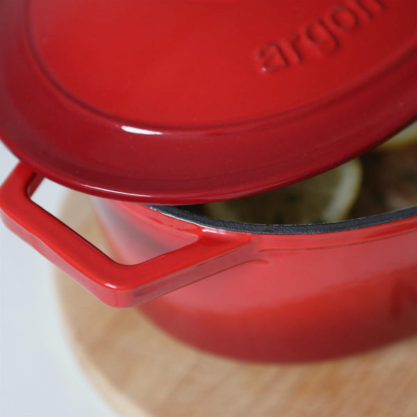 Nicola Spring 4.68L Oval Cast Iron Casserole Dish