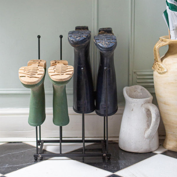 Nicola Spring 4 Pair Steel Wellington Boot Rack