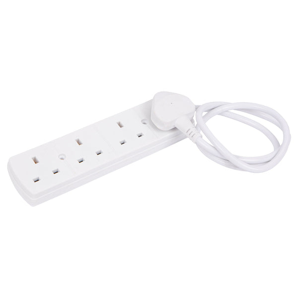 nicola spring 4-Way Extension Lead with 1m Cable