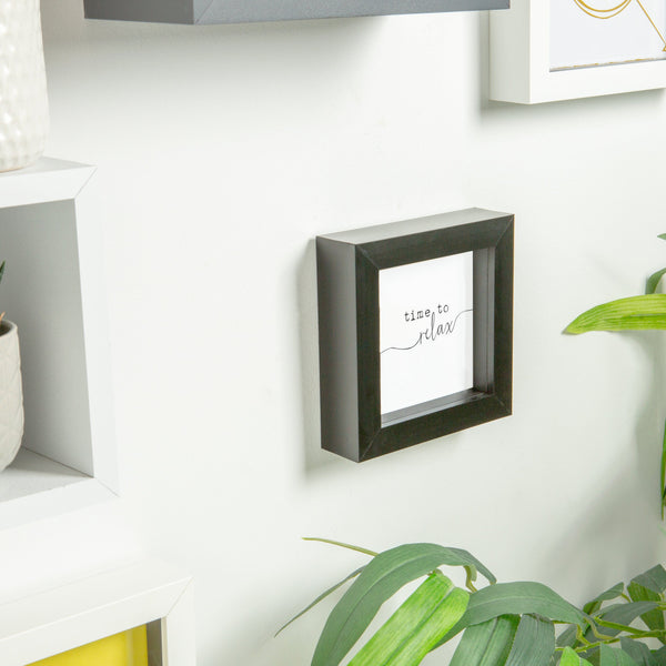 Nicola Spring 4" X 4" 3D Box Photo Frame