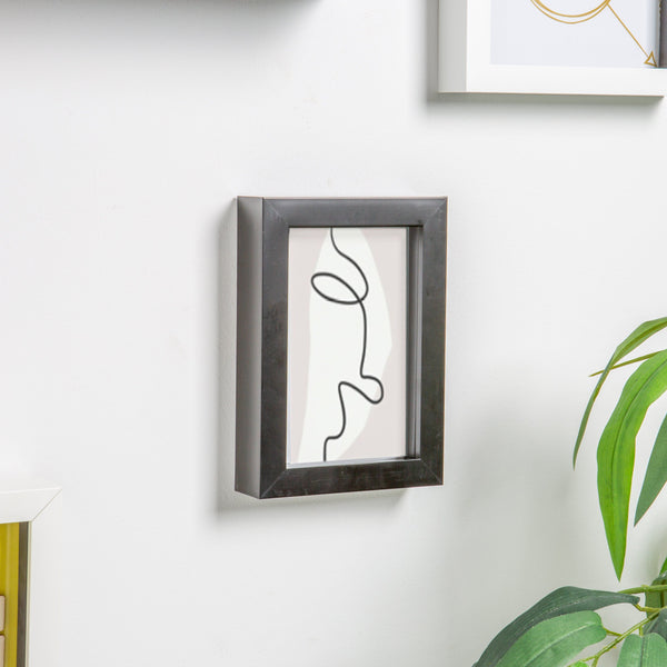 Nicola Spring 4" X 6" 3D Box Photo Frame