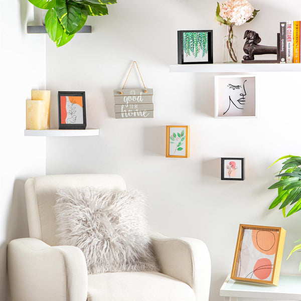 Nicola Spring 4" X 6" 3D Deep Box Photo Frame