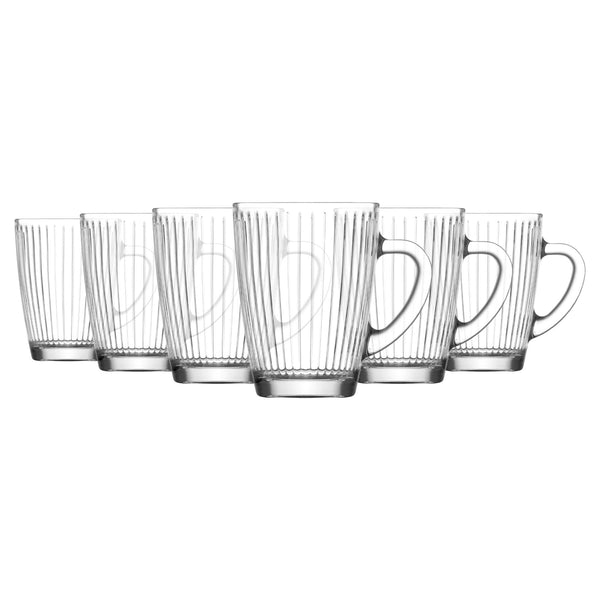nicola spring 400ml Hestia Glass Mugs - Pack of 6