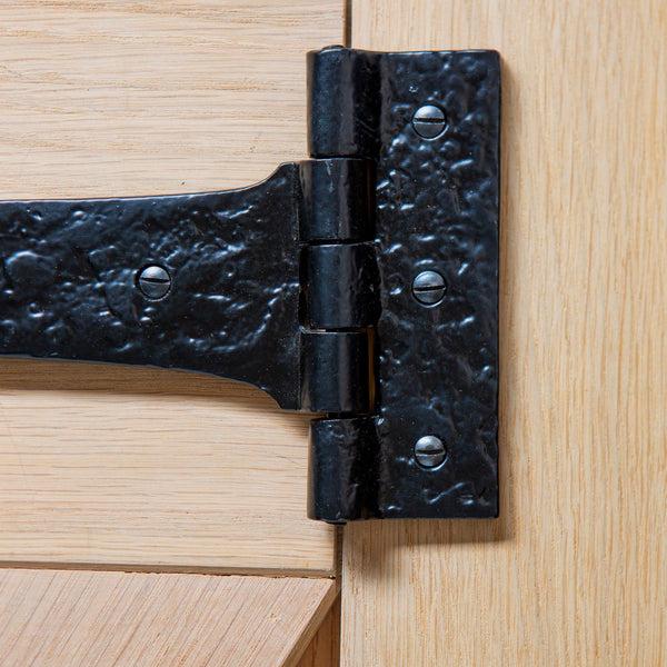 Nicola Spring 405mm Black Traditional T-Hinge