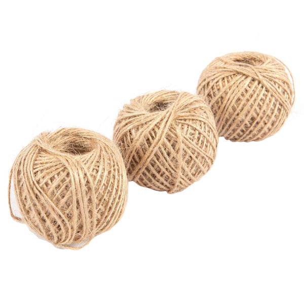 nicola spring 40m Jute Twine - Pack of 3