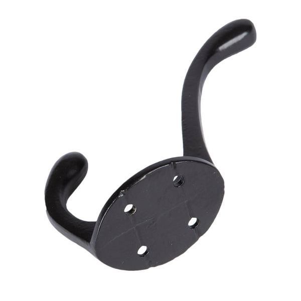 Nicola Spring 40mm X 105mm Black Hat & Coat Hook