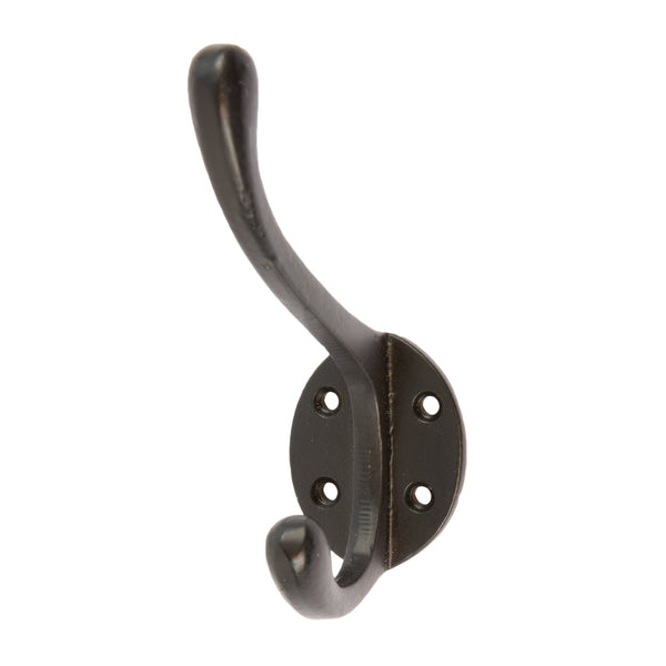 nicola spring 40mm x 105mm Black Hat & Coat Hook