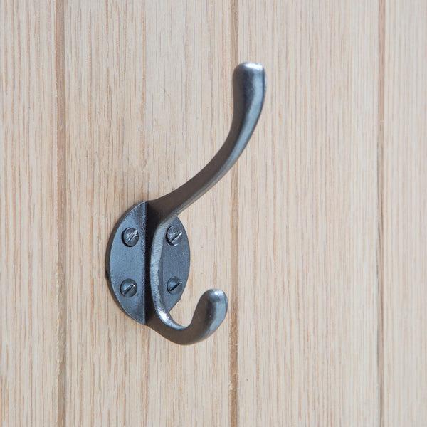 Nicola Spring 40mm X 105mm Brass Hat & Coat Hook