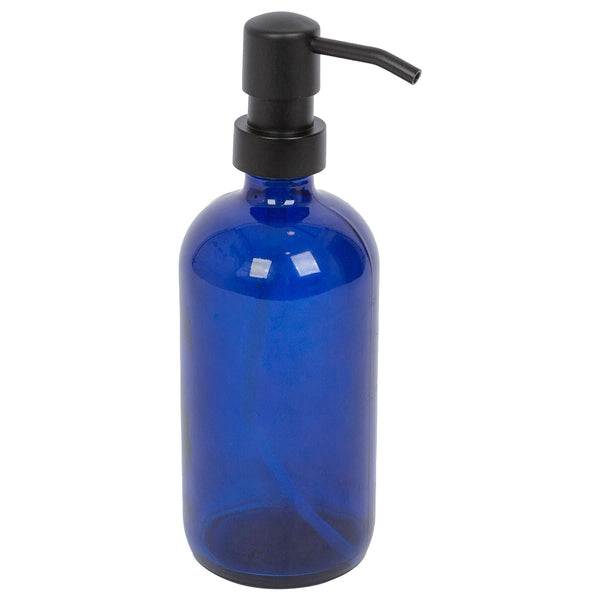 nicola spring 500ml Blue Glass Soap Dispenser