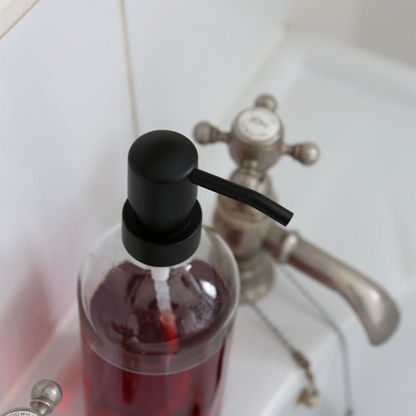 Nicola Spring 500ml Glass Soap Dispenser