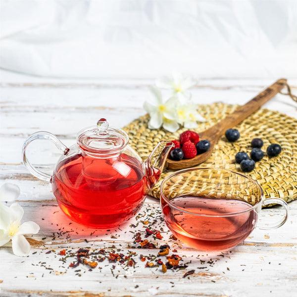 Nicola Spring 550ml Glass Tea For One Set