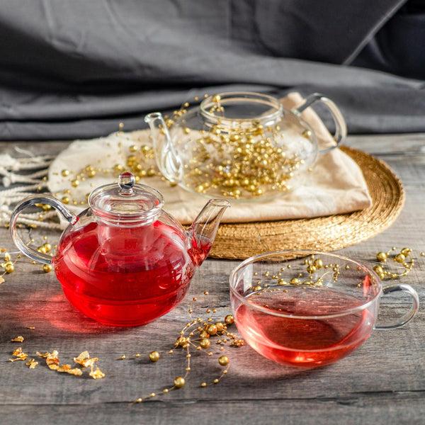 Nicola Spring 550ml Glass Tea For One Set