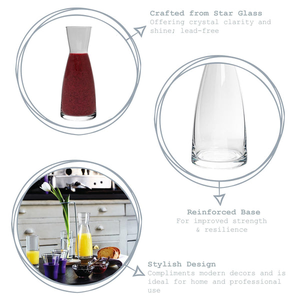 Nicola Spring 550ml Ypsilon Glass Carafe