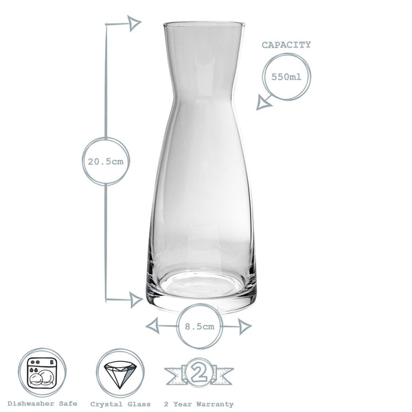 Nicola Spring 550ml Ypsilon Glass Carafe