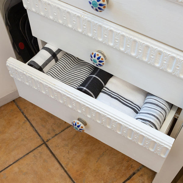 Nicola Spring 5pc Cotton Tea Towel Set - 70cm X 50cm