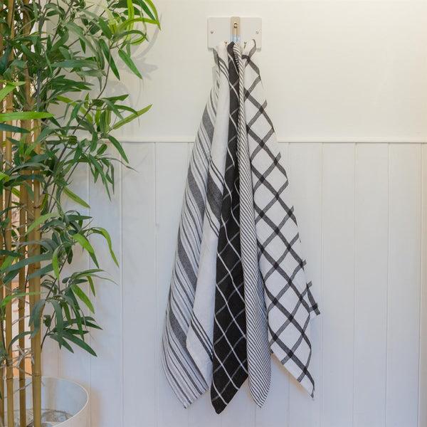 Nicola Spring 5pc Cotton Tea Towel Set - 70cm X 50cm