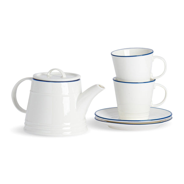 nicola spring 5pc Rustic White Tea for Two Set