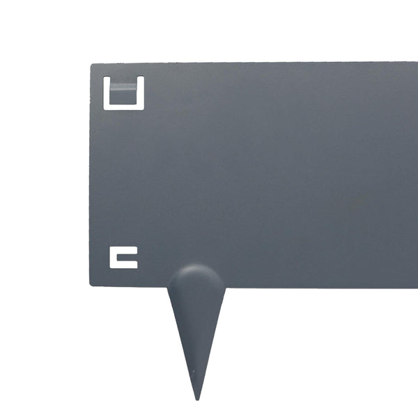 Nicola Spring 5pc Steel Lawn Edging Set - 5m X 16cm